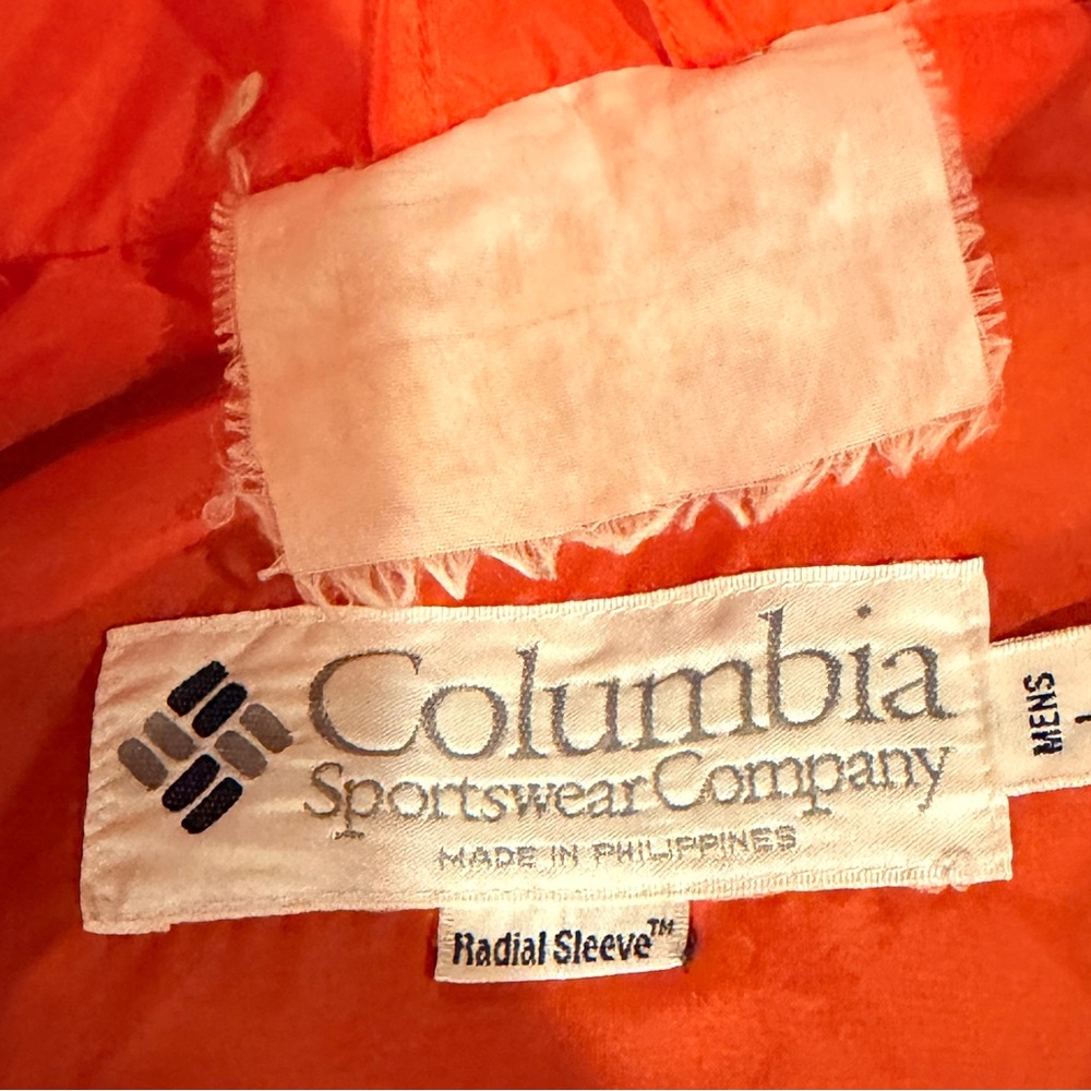 VTG NY METS Columbia Men's Blue and Orange Windbreaker - Picture 5 of 6